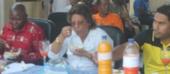 Nazira Abdula participa na demonstração de papas enriquecidas no Hospital 17 de Setembro